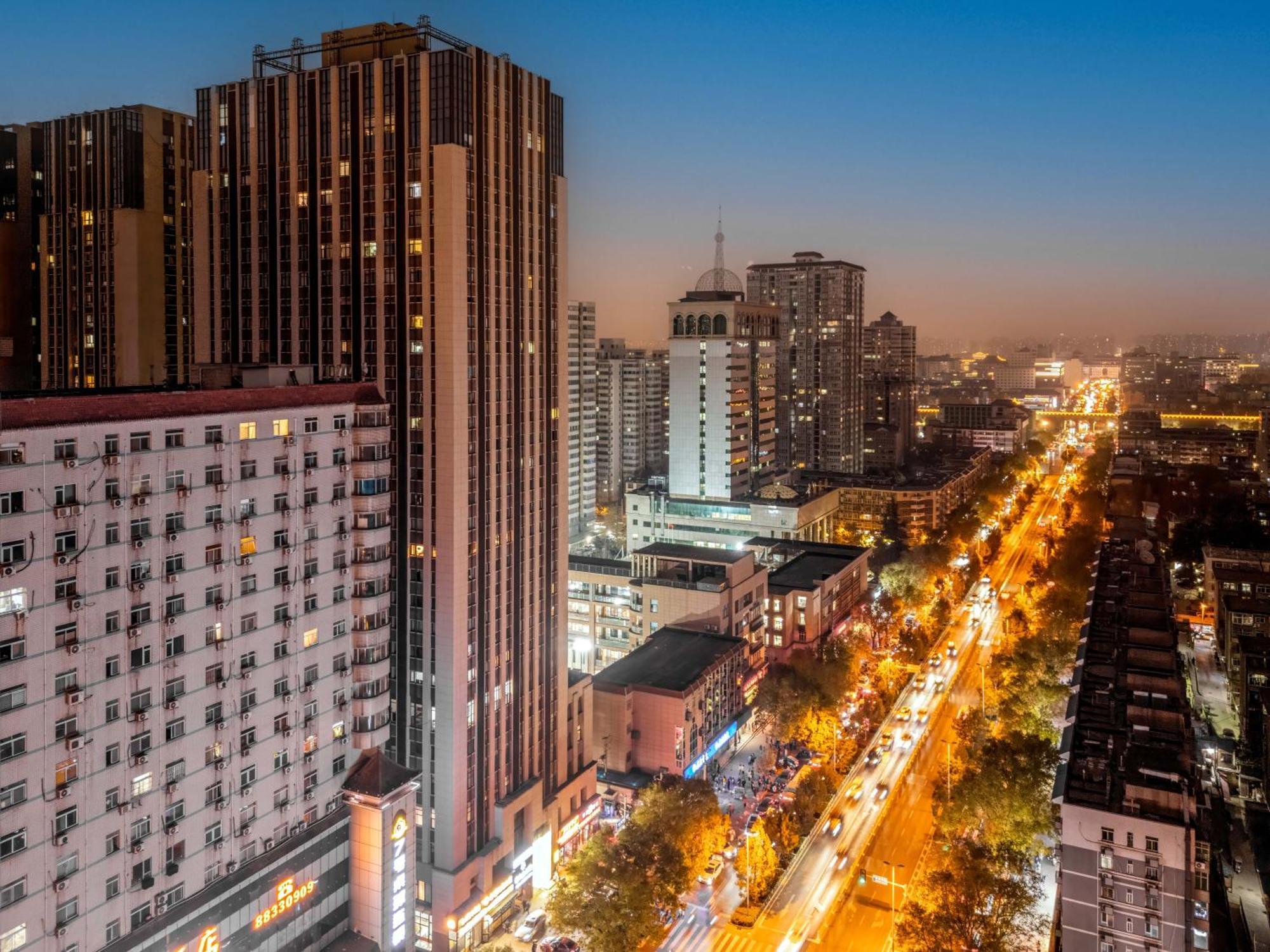 Hesu Designer Hotel & Suites -Near Xi'An Drum Tower And Yongning Gate -Free Laundry Luggage Storage -Kitty Cafe With Freshly Ground Coffee -24H Front Desk -English Service Xi'an (Shaanxi) Exterior foto