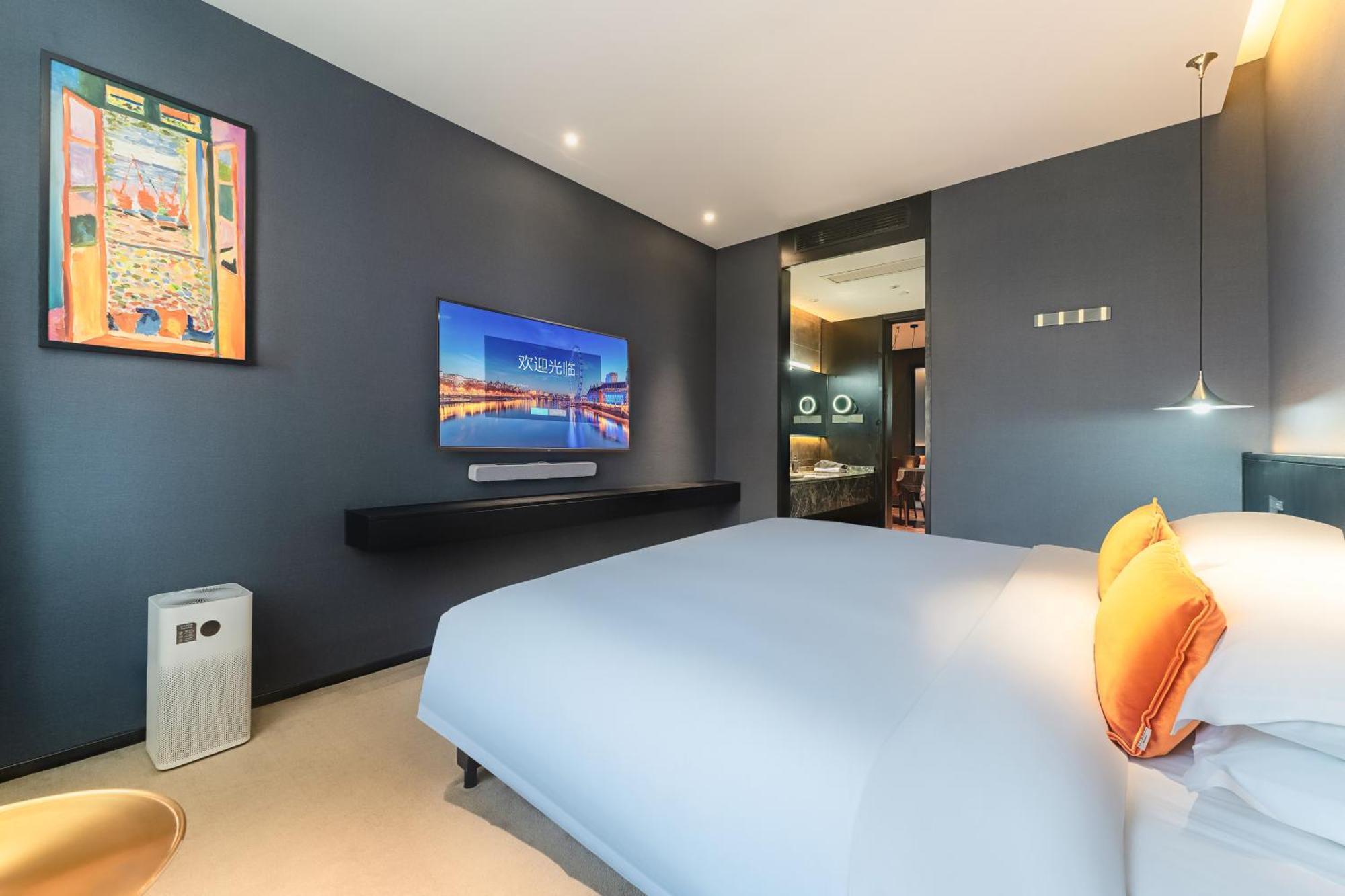 Hesu Designer Hotel & Suites -Near Xi'An Drum Tower And Yongning Gate -Free Laundry Luggage Storage -Kitty Cafe With Freshly Ground Coffee -24H Front Desk -English Service Xi'an (Shaanxi) Exterior foto