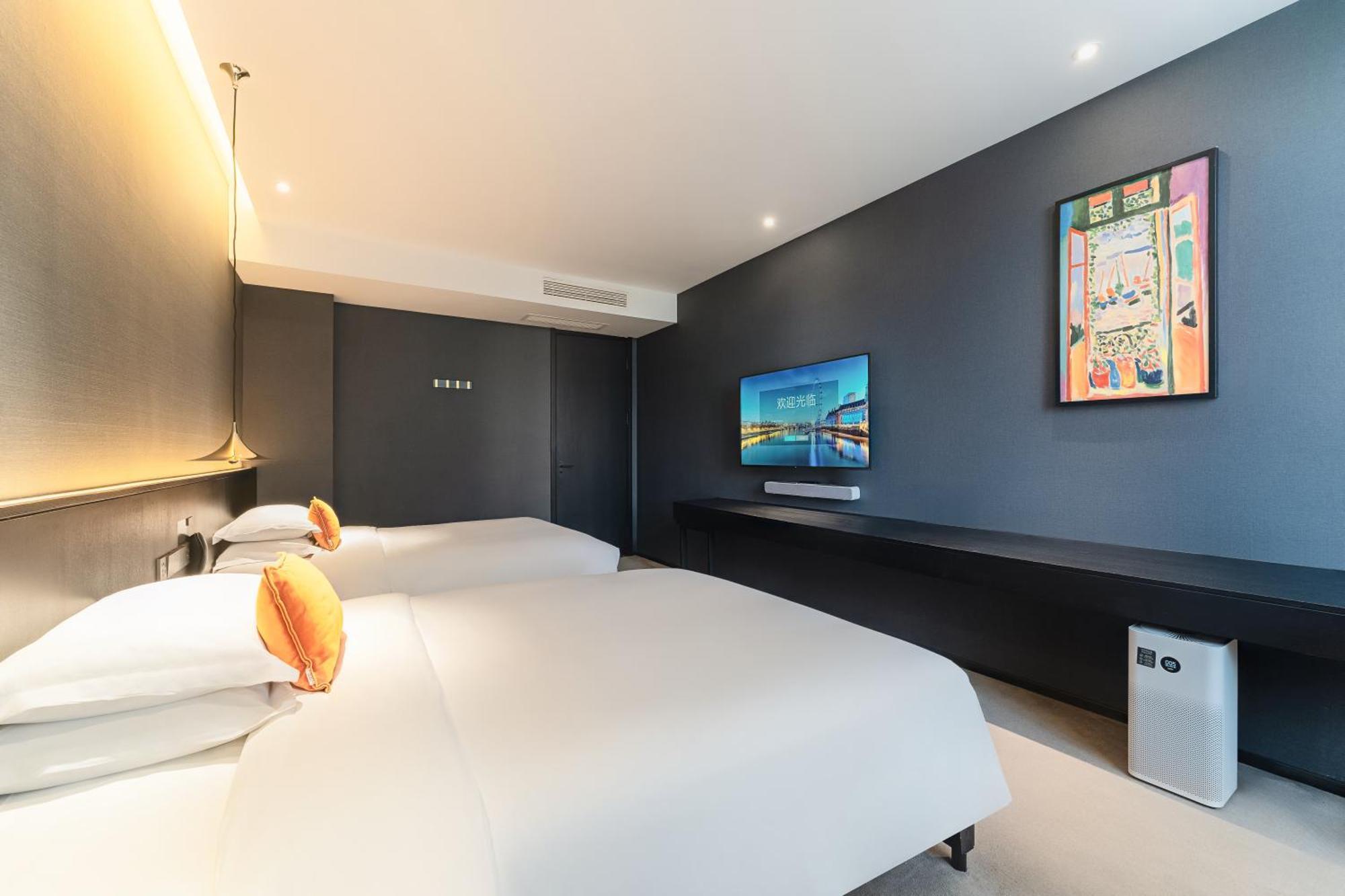 Hesu Designer Hotel & Suites -Near Xi'An Drum Tower And Yongning Gate -Free Laundry Luggage Storage -Kitty Cafe With Freshly Ground Coffee -24H Front Desk -English Service Xi'an (Shaanxi) Exterior foto